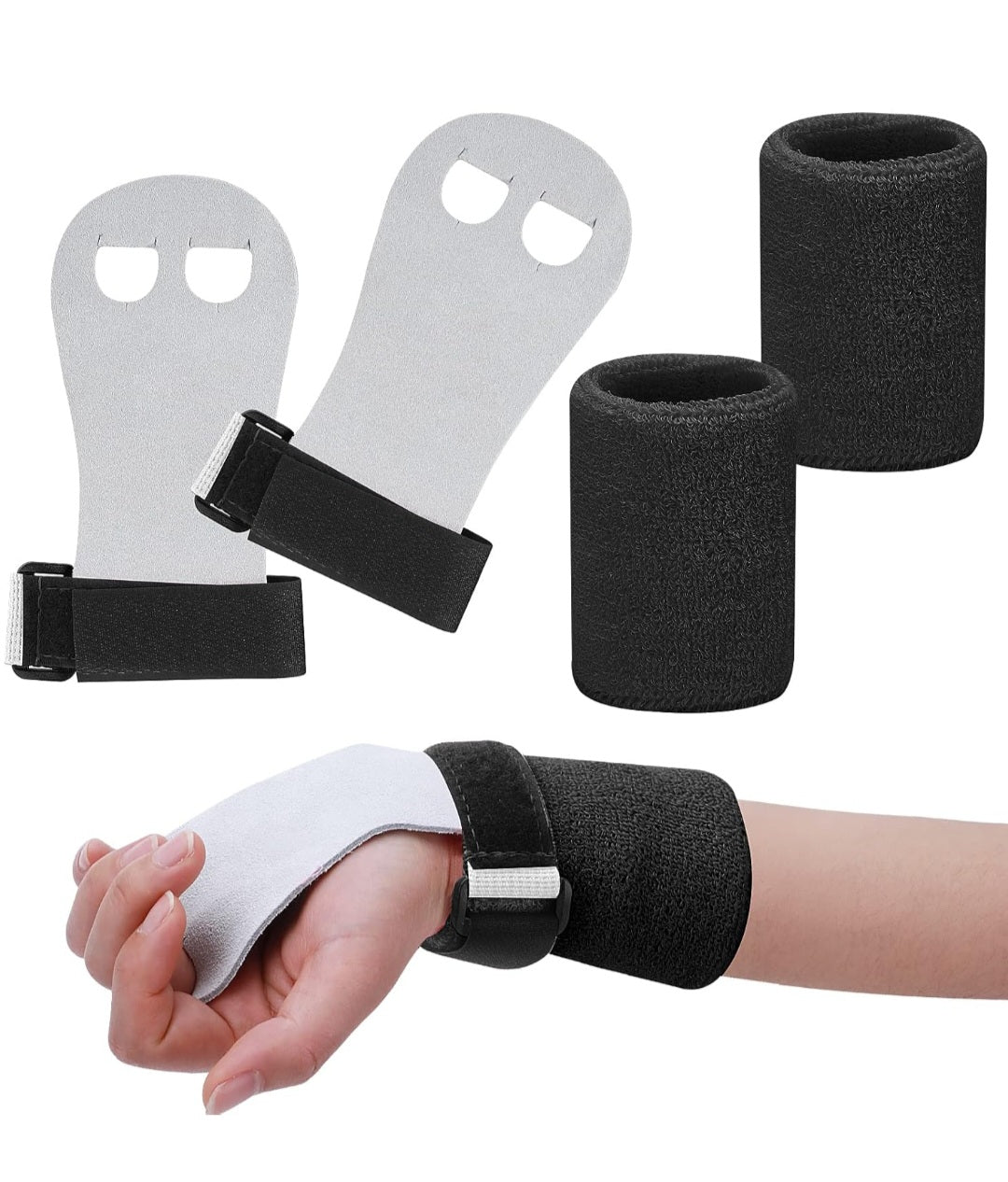 Gymnastics Grips With Wristbands Sets