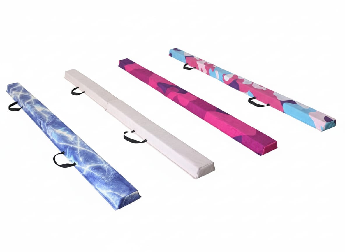 Gymnastics balance beams for home training